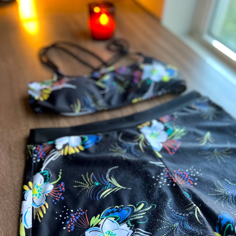 Flower bathing suit